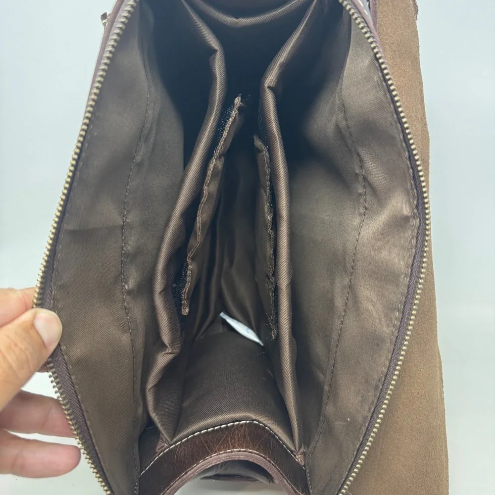 Creative Leather Arts Messenger Bag for Cameras Brown for DSLR Cameras New
